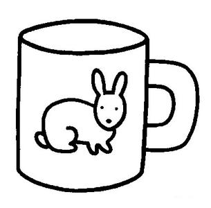 简笔画兔子的画法 杯子的简笔画画法