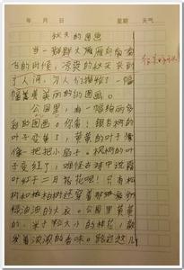 秋天的图画作文400字 关于秋天的图画作文400字范文