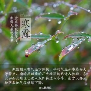 寒露节气 寒露是什么节气，寒露是什么意思