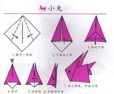 中班折纸步骤图 中班折纸步骤图大全