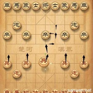 国际象棋玩法图解 中国象棋玩法走法图解