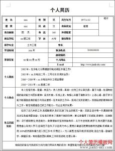 投简历的邮件怎么写 土木工程专业简历自我评价