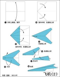 飞机折纸大全 图解 折纸大全之如何折纸飞机教程图解