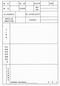 入党培养考察情况范文 入党培养考察表