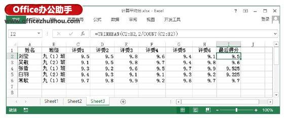 excel计算平均值公式 excel计算平均值公式的用法