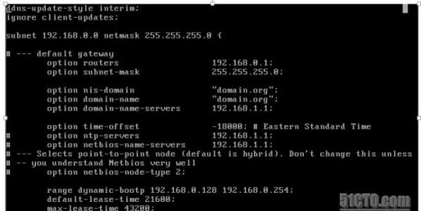 linux配置dhcp服务器 linux下怎么配置管理DHCP服务器