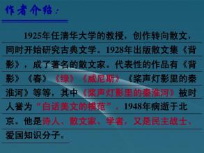 荷塘月色解析 高一语文必修2荷塘月色解析