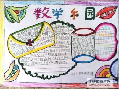数学的名人名言 数学为主题的手抄报