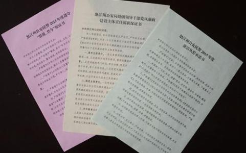 党风廉政 治未病 党风廉政情况鉴定材料