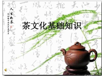 中华茶文化基础知识 茶文化有什么基础知识