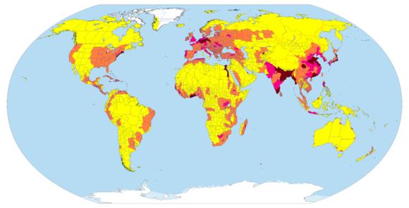 人口密度最大的国家 世界上人口密度最大的国家是什么