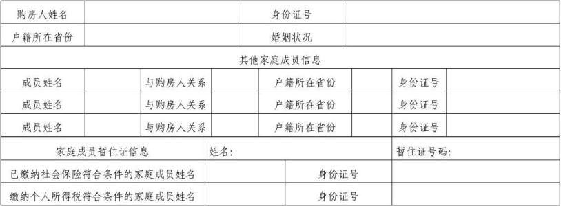 自住型商品房申请表 湖北自住商品房在哪里申请？申请表怎么写