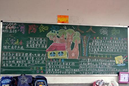 关注消防 珍爱生命 关注消防珍爱生命黑板报小学