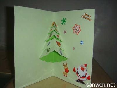 手工做贺卡简单又漂亮 简单漂亮的手工制作圣诞贺卡图片大全