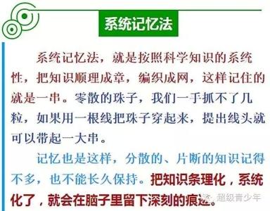 过目不忘的图像记忆法 过目不忘的单词记忆法