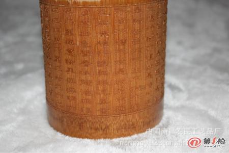杭州国际竹木工艺品城 竹木工艺品制作图解教程竹笔筒