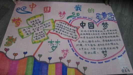 中国梦我的梦手抄报 简单的中国梦我的梦手抄报图片