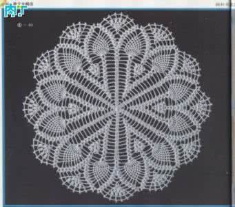 网格钩针图案花样 【钩针花样】双层网