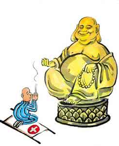 临时抱佛脚的意思 临时抱佛脚的意思 抱佛脚的由来？
