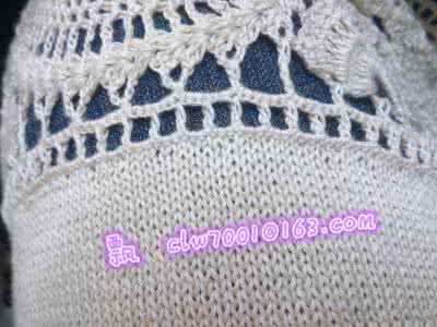 钩织结合的毛衣 美人鱼－钩织结合的美衣