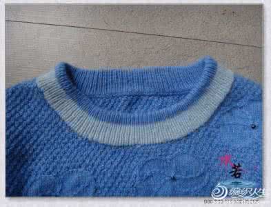 男士圆领毛衣编织教程 圆领毛衣图解教程