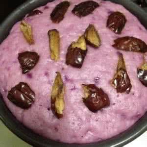 紫薯发糕 ［枸杞核桃紫薯发糕］