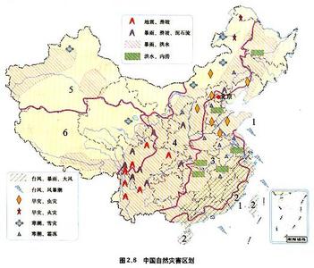 自然灾害的类型与分布 【2016考点】自然灾害的类型与分布