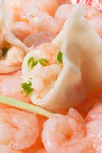 鲜虾韭菜水饺 鲜虾水饺