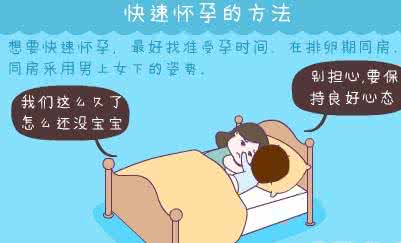快速怀孕技巧姿势 快速怀孕的技巧