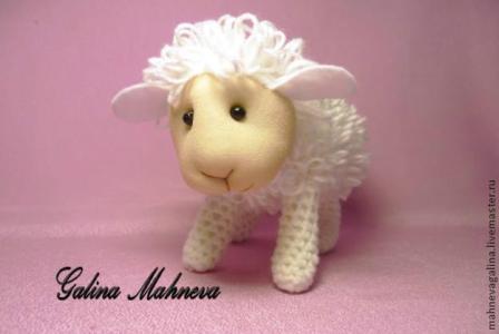 钩针玩偶小羊人的视频 钩针教程----“新年小羊”