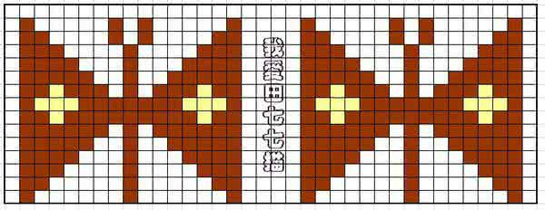 藏式花边花纹边框图案 儿童毛衣配色图案21——花边花纹