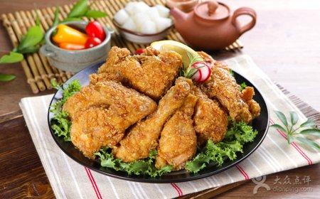 金黄酥脆炸鸡表情包 韩式炸鸡 - 烤箱也能做出酥脆的炸鸡