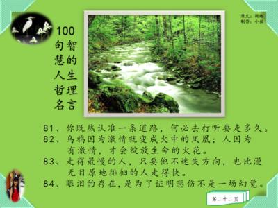 自我激励的名言 【音画组图 ：WuChiMIn  《经典名言： 自我激励的名言佳句》】