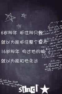 文字控都爱的那些句子