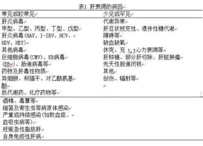 肝功能衰竭诊断标准 肝功能衰竭诊断标准 肝功能衰竭 症状和诊断标准简介