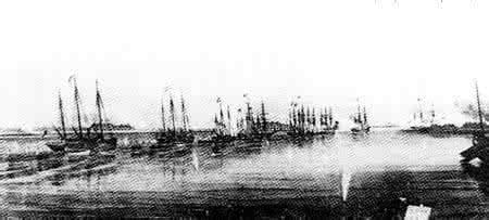 大沽口海战 惨烈的大沽海战：中国小火船迎击英法大军舰