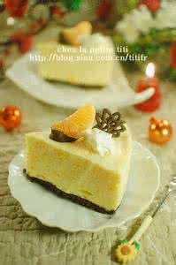 免烤巧克力芝士蛋糕 免烤柑橘巧克力芝士蛋糕的做法