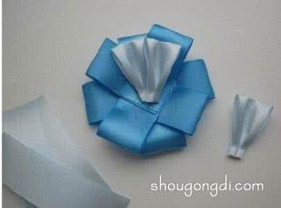 花瓣手工制作 手工制作基础----缎带花瓣做法点滴