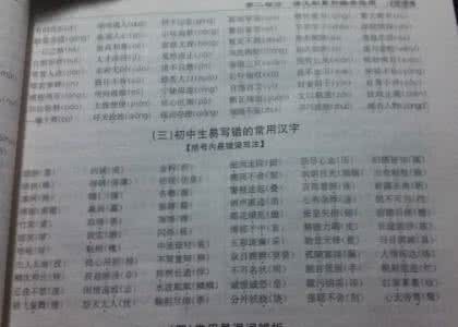 高中语文字词读音整理 中考语文A—Z所有字词(附读音),涵盖3年语文基础!中考必考