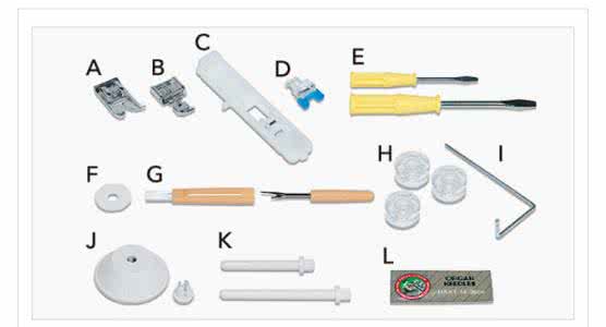 缝纫机配件 针织和缝纫配件的结合----完成各种小玩意儿