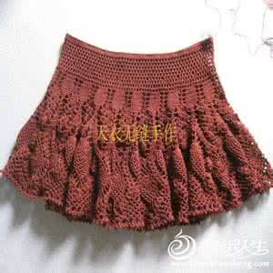 钩针蓬蓬纱裙教程 【钩针】蕾丝蓬蓬裙 720度大摆超短裙