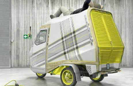 单人电动三轮车 单人野营三轮车