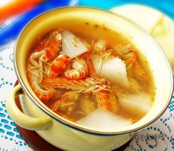 虾皮萝卜丝汤 桂花萝卜虾汤