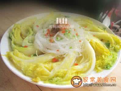 娃娃菜炖豆腐的做法 粉丝娃娃菜的做法 白菜粉丝炖豆腐的做法