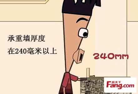 非承重墙厚度 三招叫你简单辨别承重墙和非承重墙,超实用!
