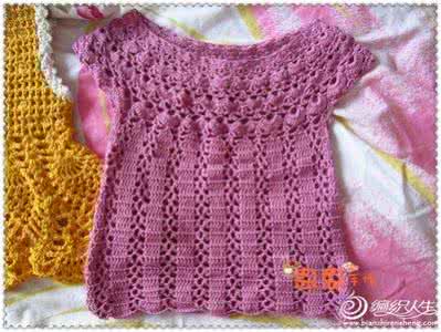 棒针编织马甲织法图解 棒针编织基础----圆摆引退针的织法