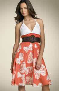 儿童钩布结合裙子 钩布结合美衣美裙（44）