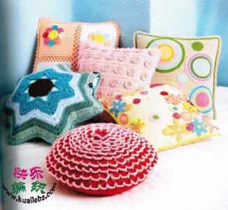 国外漂亮钩针抱枕图解 漂亮抱枕(带图解)