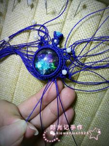 编项链绳子的方法图解 如何编水晶项链绳 水晶星球编绳项链