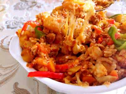 番茄鸡肉浓情焗饭 番茄鸡肉浓情焗饭 美食|咖喱鸡肉浓情焗饭